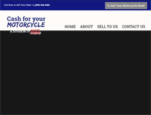 Tablet Screenshot of cashforyourmotorcycle.com